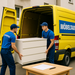 Nutzen Sie die Unterstützung des Möbeltaxis beim Bürgergeld-Umzug